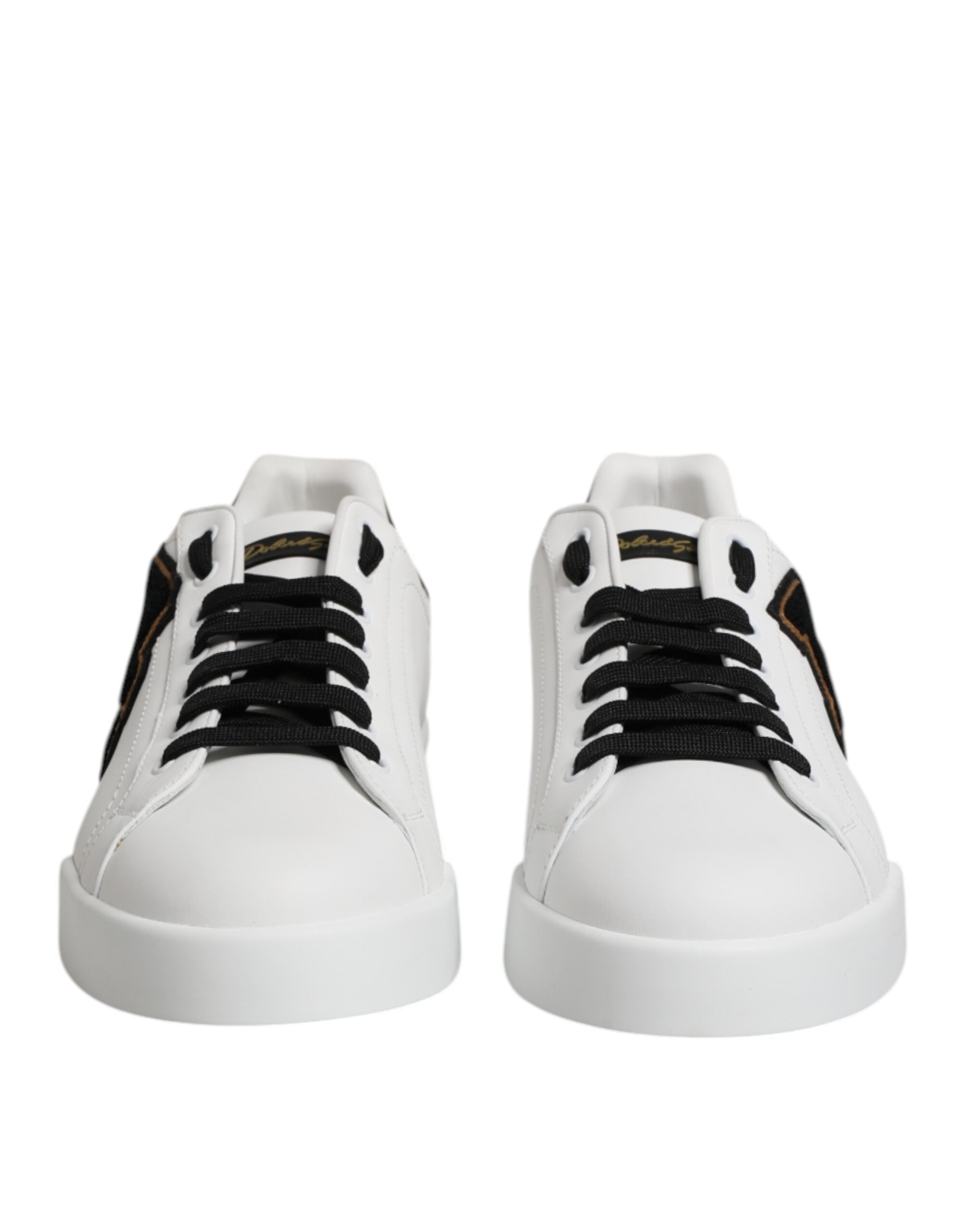 Dolce & Gabbana White DG Logo Portofino Low Top Sneakers Shoes
